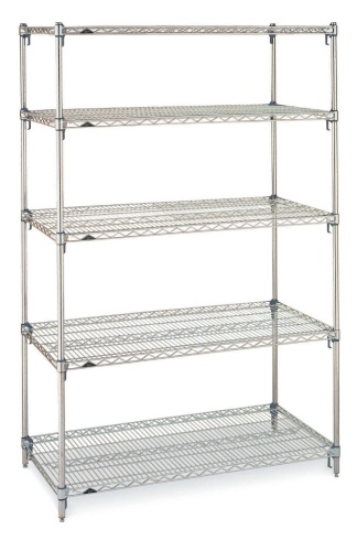 metro wire industrial shelving